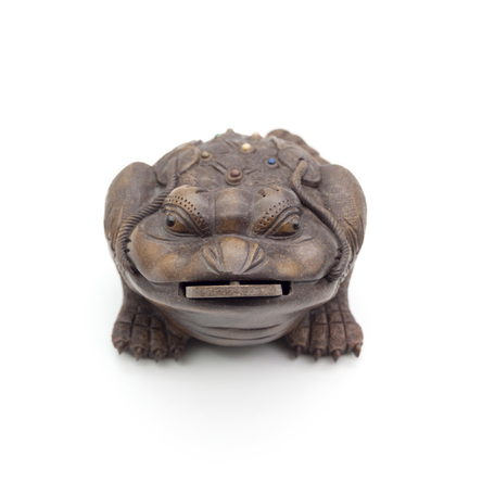 Чашень трёхлапая жаба с монеткой "Чань Чу"